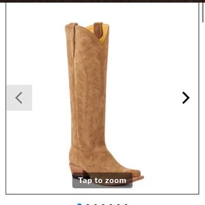 JRC & Sons Women's Nancy
Sand Suede Snip Toe Tall
Cowboy Boots